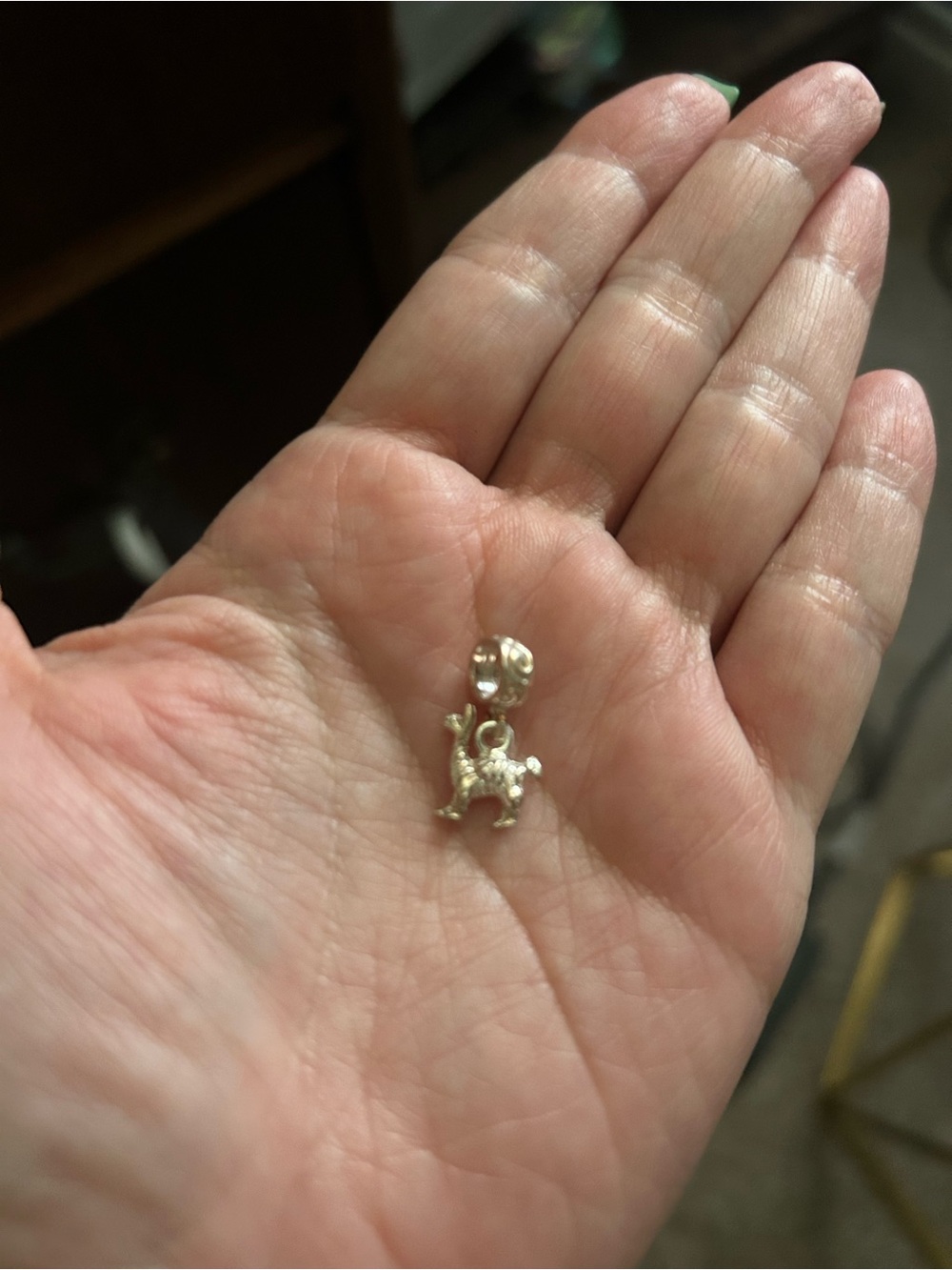 Silver Llama Charm Pendant